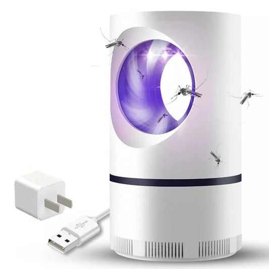 Mosquito Killer Lamp Electric Shocker Round with Charger – Powerful 360° UV Light Insect Trap for Home, Room & Outdoor Use | Safe, Silent & Eco-Friendly Bug Zapper