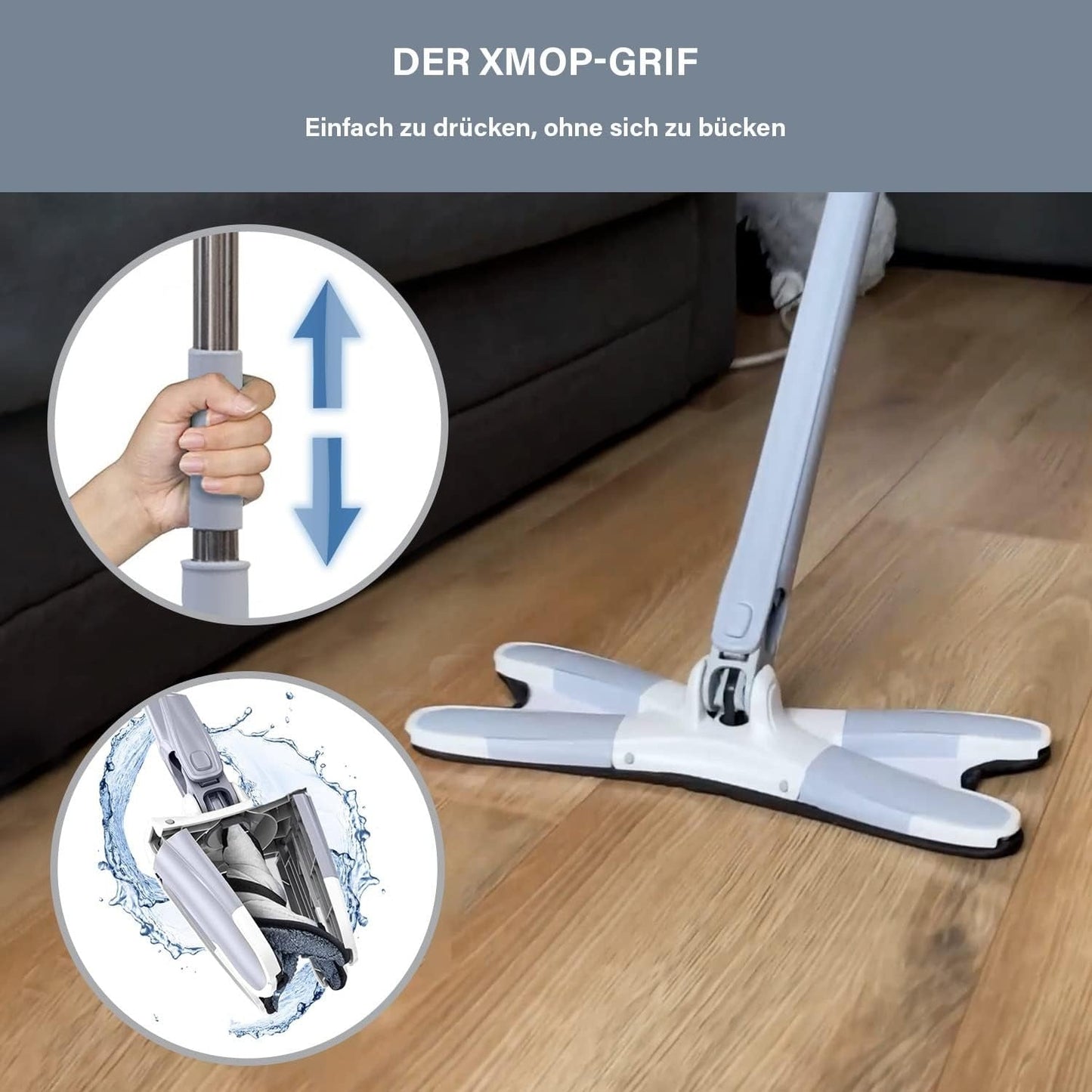 XMOP Advanced Microfiber Mop