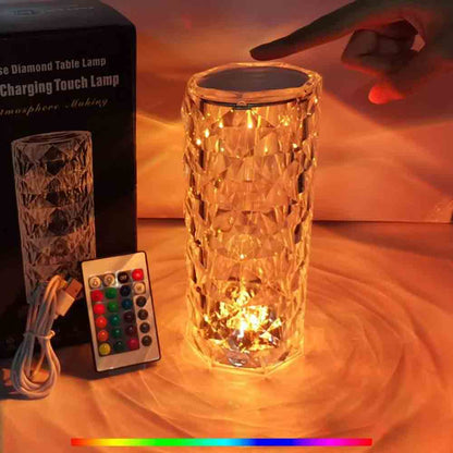 Crystal Rose LED Diamond Lamp