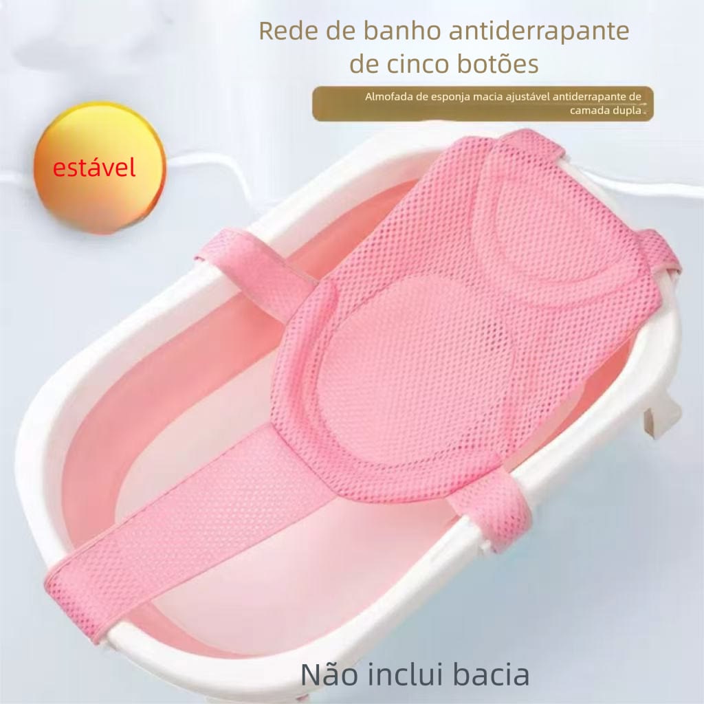 Baby Bathing Net Non-Slip Universal Newborn Cross Bathing Bag