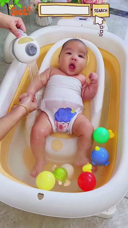Baby Bathing Net Non-Slip Universal Newborn Cross Bathing Bag